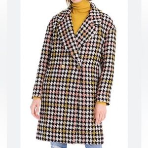 J. Crew Collection Lurex tweed oversized coat Womens size 4